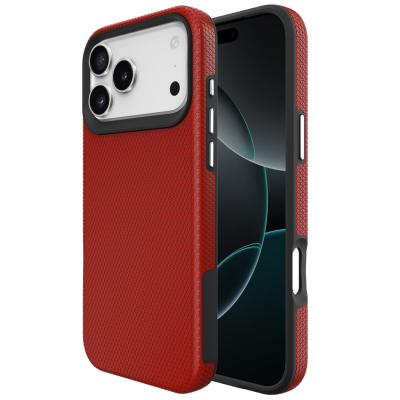 „TUKU“ Shockproof kõva silikoonümbris - красный (iPhone 17 Pro)