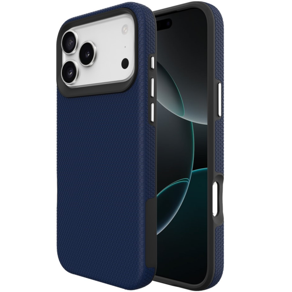 „TUKU“ Shockproof kõva silikoonümbris - тёмно-синий (iPhone 17 Pro)