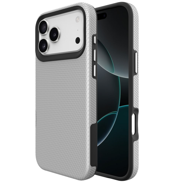 „TUKU“ Shockproof kõva silikoonümbris - серебристый (iPhone 17 Pro)