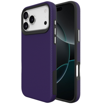 „TUKU“ Shockproof kõva silikoonümbris - фиолетовый (iPhone 17 Pro)