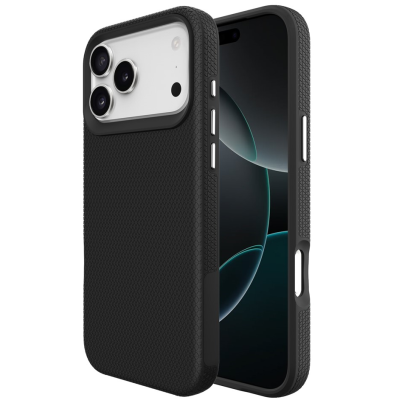 „TUKU“ Shockproof kõva silikoonümbris - must (iPhone 17 Pro Max)