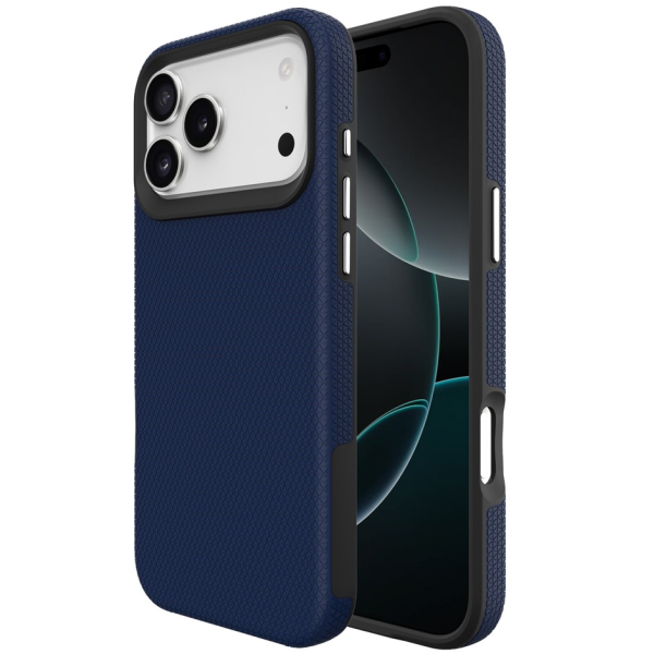 „TUKU“ Shockproof ciets silikona korpuss - tumši zils (iPhone 17 Pro Max)