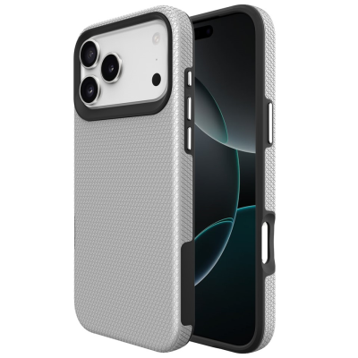 „TUKU“ Shockproof ciets silikona korpuss - sudrabs (iPhone 17 Pro Max)