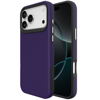 „TUKU“ Shockproof ciets silikona korpuss - violets (iPhone 17 Pro Max)