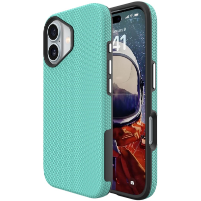„TUKU“ Shockproof kõva silikoonümbris - зелёный (iPhone 17)