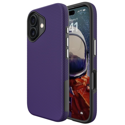 „TUKU“ Shockproof ciets silikona korpuss - violets (iPhone 17)