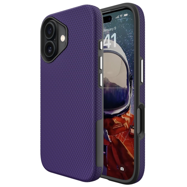 „TUKU“ Shockproof ciets silikona korpuss - violets (iPhone 17)
