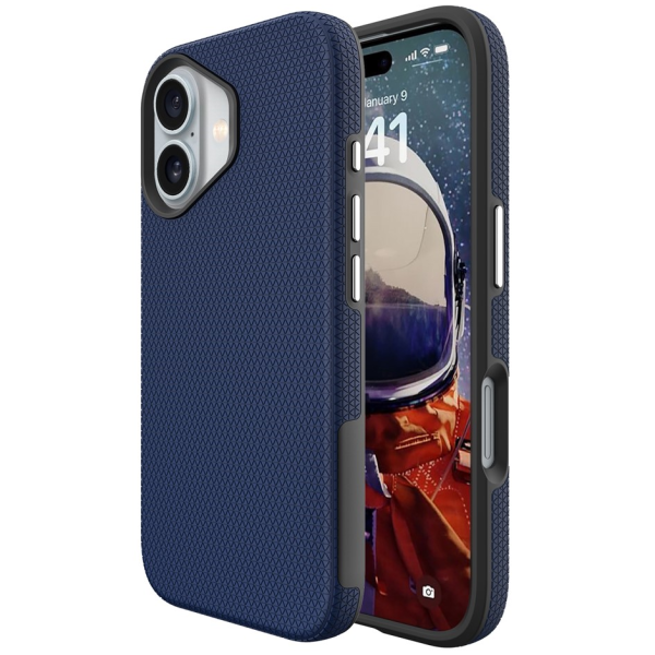 „TUKU“ Shockproof kõva silikoonümbris - тёмно-синий (iPhone 17)