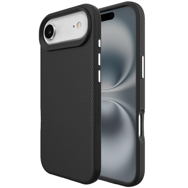 „TUKU“ Shockproof kõva silikoonümbris - must (iPhone Air)