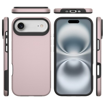 „TUKU“ Shockproof ciets silikona korpuss - rozs (iPhone Air)