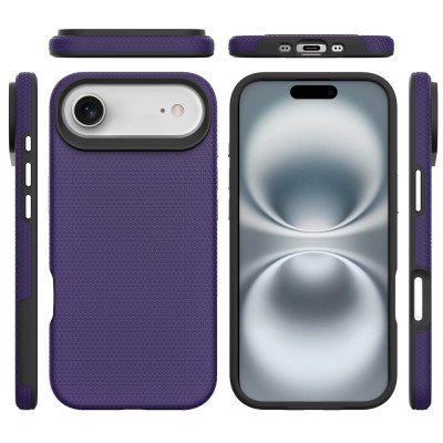 „TUKU“ Shockproof kõva silikoonümbris - фиолетовый (iPhone Air)