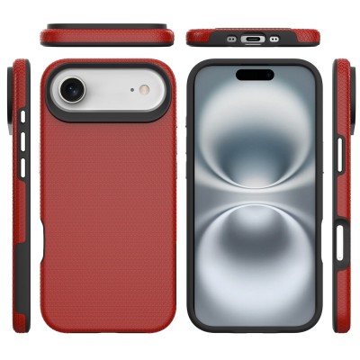 „TUKU“ Shockproof kõva silikoonümbris - красный (iPhone Air)