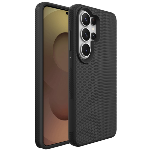 „TUKU“ Shockproof ciets silikona korpuss - melns (Galaxy S26 Ultra)
