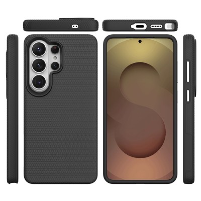 „TUKU“ Shockproof ciets silikona korpuss - melns (Galaxy S26 Ultra)