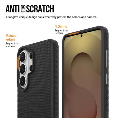 „TUKU“ Shockproof ciets silikona korpuss - melns (Galaxy S26 Ultra)