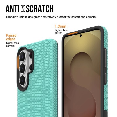 „TUKU“ Shockproof kõva silikoonümbris - зелёный (Galaxy S26 Ultra)