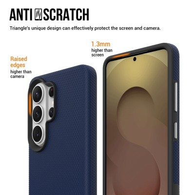 „TUKU“ Shockproof ciets silikona korpuss - tumši zils (Galaxy S26 Ultra)