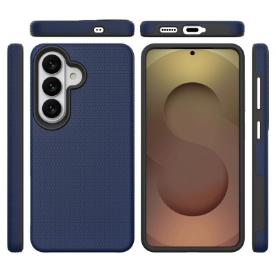 „TUKU“ Shockproof ciets silikona korpuss - tumši zils (Galaxy S26)