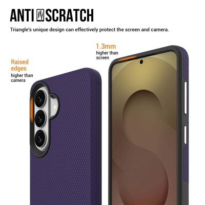 „TUKU“ Shockproof ciets silikona korpuss - violets (Galaxy S26)