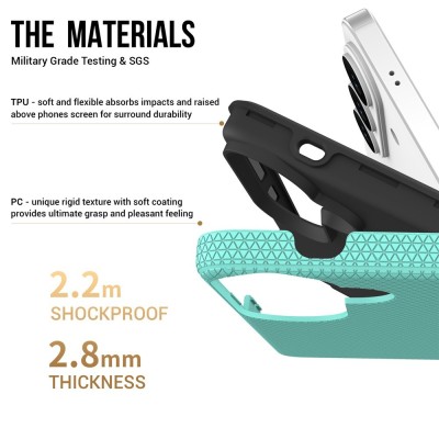 „TUKU“ Shockproof kõva silikoonümbris - зелёный (Galaxy S26)