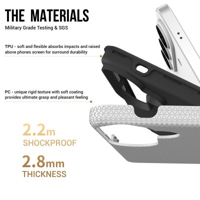 „TUKU“ Shockproof ciets silikona korpuss - sudrabs (Galaxy S26)