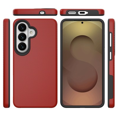 „TUTU“ Shockproof ciets silikona korpuss - sarkans (Galaxy S26)