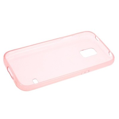 Samsung Galaxy S5 / S5 Neo dzidrs (caurspīdīgs) cieta silikona TPU pasaulē planākais sarkans apvalks / Vacins.lv