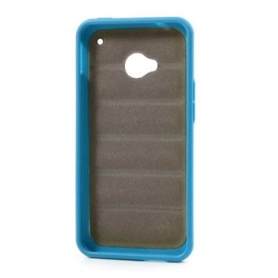 „Infisens“ Hybrid Bumper HTC One M7 gaiši zils apvalks / vacins.lv