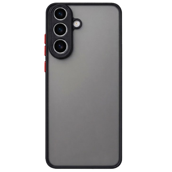 "Mofan" прозрачный твердый силиконовый (ТПУ) чехол - чёрный (Galaxy S26)