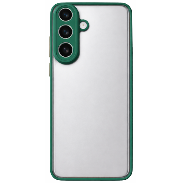 "Mofan" прозрачный твердый силиконовый (ТПУ) чехол - зелёный (Galaxy S26)