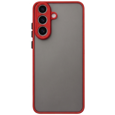 "Mofan" прозрачный твердый силиконовый (ТПУ) чехол - красный (Galaxy S26)