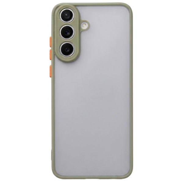 "Mofan" прозрачный твердый силиконовый (ТПУ) чехол - светло-зелёный (Galaxy S26)