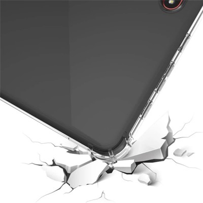 Pastiprinātas aizsardzības cieta silikona (TPU) apvalks - dzidrs (Galaxy Tab Active Pro / Tab Active4 Pro / Active5 Pro)
