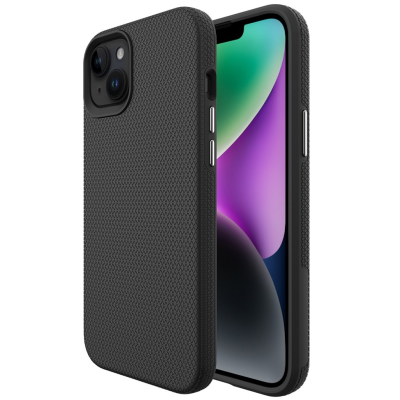 „TUKU“ Shockproof ciets silikona korpuss - melns (iPhone 15)