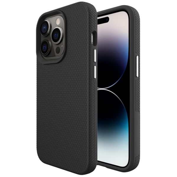 „TUKU“ Shockproof kõva silikoonümbris - must (iPhone 15 Pro Max)