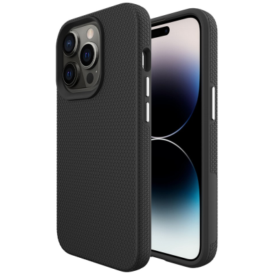 „TUKU“ Shockproof ciets silikona korpuss - melns (iPhone 15 Pro)