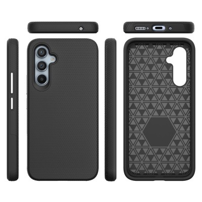 „TUKU“ Shockproof kõva silikoonümbris - must (Galaxy A54)