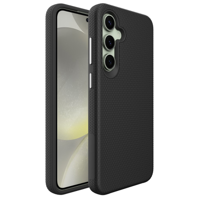 „TUKU“ Shockproof ciets silikona korpuss - melns (Galaxy S24 FE)