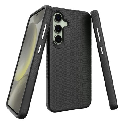 „TUKU“ Shockproof ciets silikona korpuss - melns (Galaxy S24 FE)