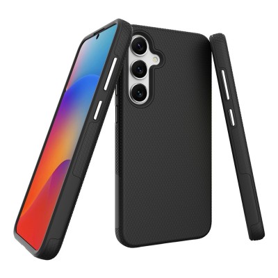 „TUKU“ Shockproof kõva silikoonümbris - must (Galaxy S25)