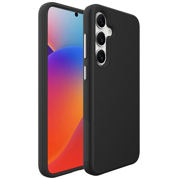 „TUKU“ Shockproof ciets silikona korpuss - melns (Galaxy S25+)