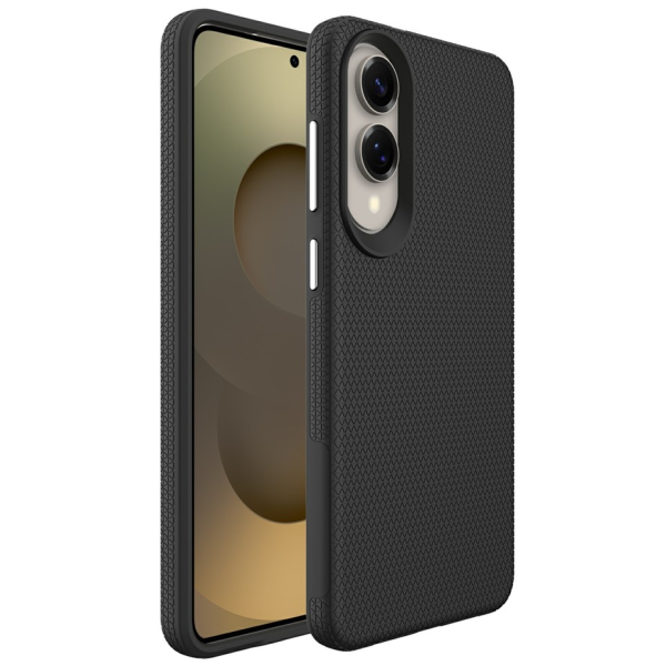 „TUKU“ Shockproof kõva silikoonümbris - must (Galaxy S25 Edge)