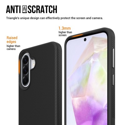 „TUKU“ Shockproof ciets silikona korpuss - melns (Galaxy A57)