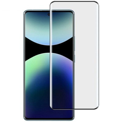 "IMAK" Tempered Glass pilnīgi aizsedzams ekrāna aizsargstikls - melns (Redmi Note 14 Pro 4G)