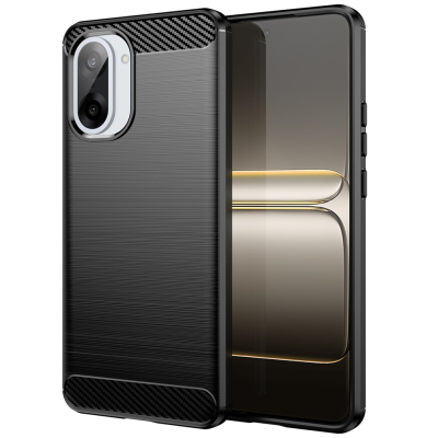 Твердый силиконовый чехол (TPU) "AILES" Carbon - чёрный (OnePlus Nord CE5 / Ace 5 Racing)
