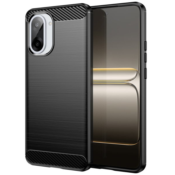 Твердый силиконовый чехол (TPU) "AILES" Carbon - чёрный (OnePlus Nord CE5 / Ace 5 Racing)