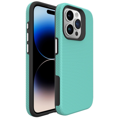 „TUKU“ Shockproof ciets silikona korpuss - zaļš (iPhone 16 Pro)