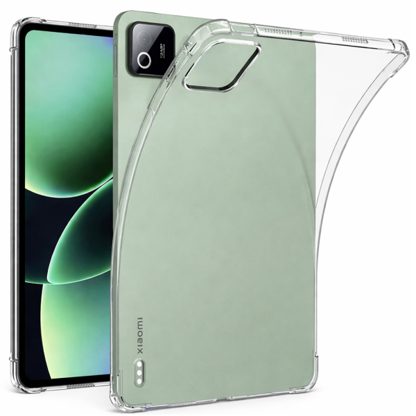 Усиленный защитный чехол из твердого силикона (TPU) - прозрачный (Xiaomi Pad 8 / Pad 8 Pro)