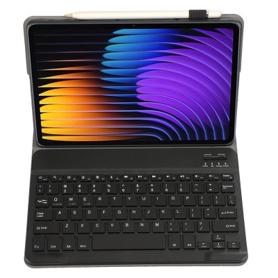 „Bosina“ Чехол-книжка с клавиатурой - чёрный (Xiaomi Pad 7 / Pad 7 Pro / Pad 8 / Pad 8 Pro / Poco Pad X1)