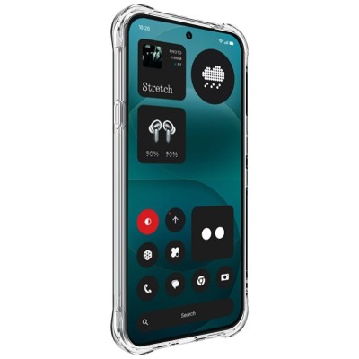 "IMAK" Candy MagSafe твердый силиконовый (ТПУ) чехол - прозрачный (Nothing Phone 4a Pro)
